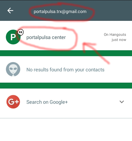 Transaksi Pulsa Lewat Gtalk / Hangouts